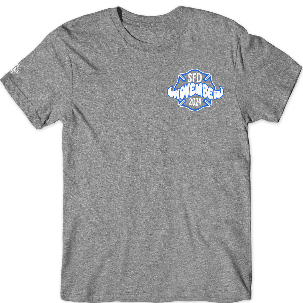 Movember 2024 - Gildan T-Shirt (GRAY - TALL)