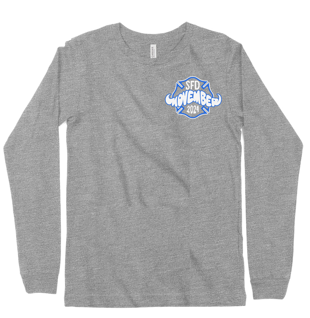 Movember 2024 - Gildan Long Sleeve (GRAY)