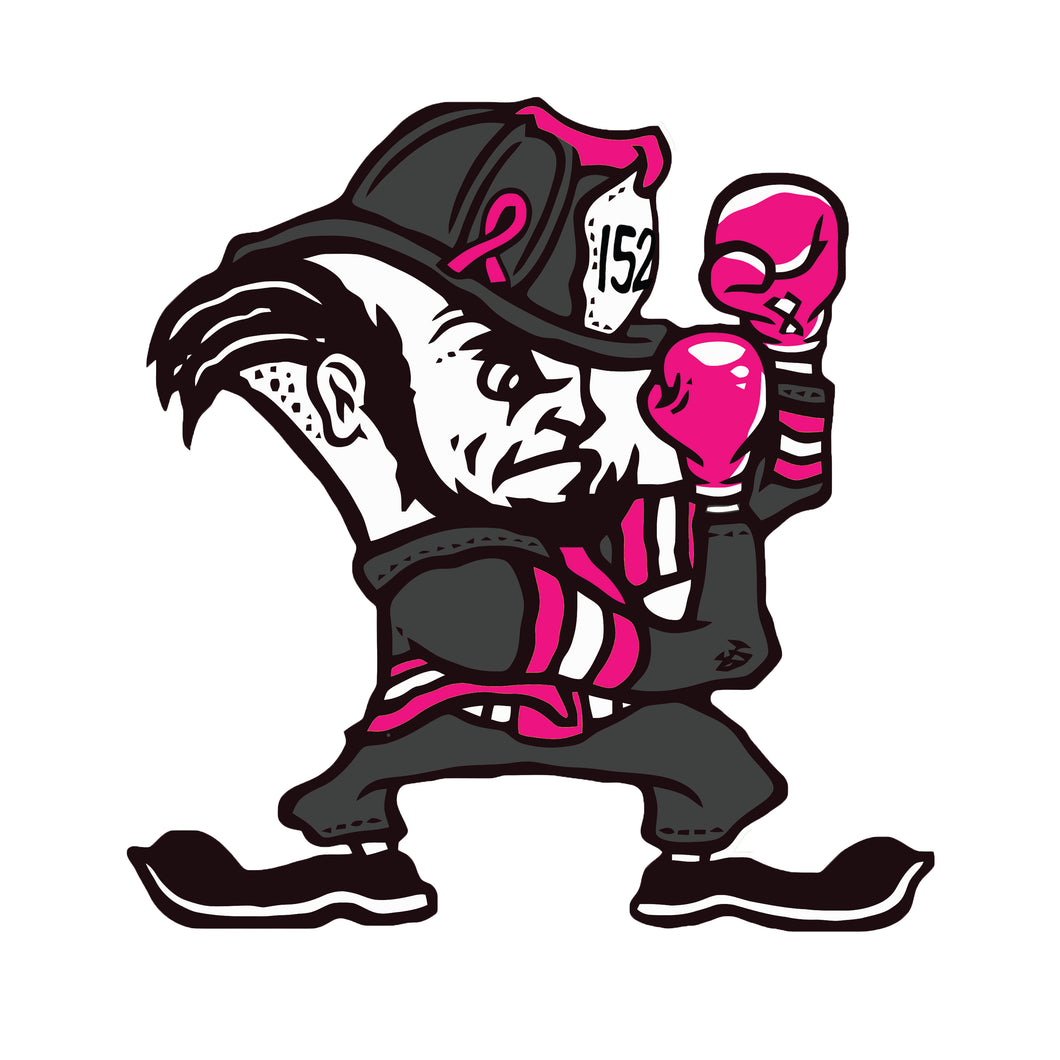 Pink Firefighting Irish Decal